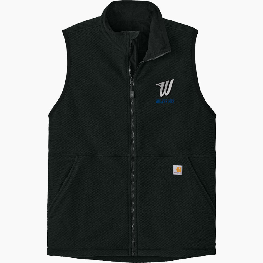 WADENA DEER CREEK HIGH SCHOOL WOLVERINES Carhartt Men's Textured Fleece Vest