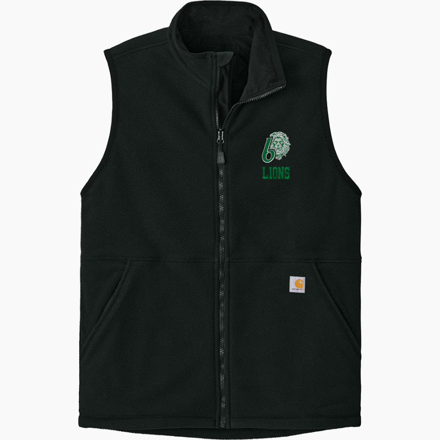 Bremen Athletics Sideline Store <span class="pdp-name-mascot">Bremen Lions</span> Carhartt Men's Textured Fleece Vest
