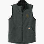 Bourgade Catholic Golden Eagles <span class="pdp-name-mascot">Bourgade Catholic Golden Eagles</span> Carhartt Men's Textured Fleece Vest Front Thumbnail