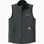 CARROLL CO CENTRAL HIGH SCHOOL LIONS Carhartt Men's Textured Fleece Vest Front Thumbnail
