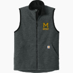 Monterey Toreadores <span class="pdp-name-mascot">Monterey Toreadores</span> Carhartt Men's Textured Fleece Vest Front Thumbnail