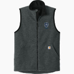LUSTRE CHRISTIAN HIGH SCHOOL LIONS <span class="pdp-name-mascot">LUSTRE CHRISTIAN LIONS</span> Carhartt Men's Textured Fleece Vest Front Thumbnail