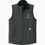 Manassas Park Cougars Carhartt Men's Textured Fleece Vest Front Thumbnail