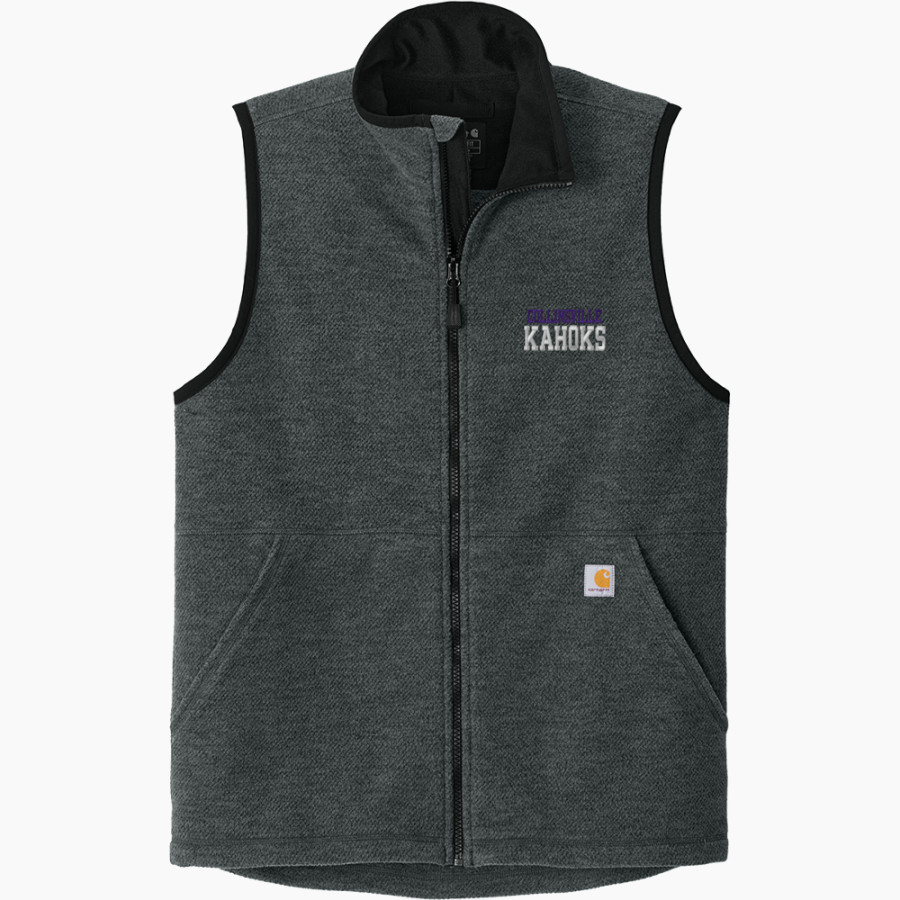 Collinsville Kahoks Carhartt Men's Textured Fleece Vest