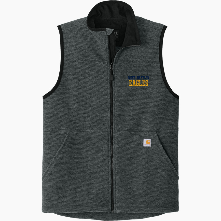 West Babylon Eagles <span class="pdp-name-mascot">West Babylon Eagles</span> Carhartt Men's Textured Fleece Vest