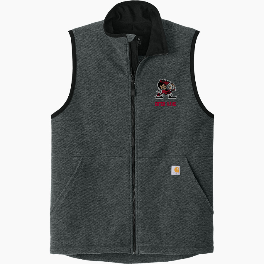 Pulaski Red Raiders Carhartt Men's Textured Fleece Vest