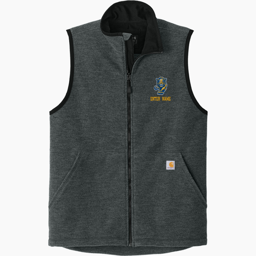Greenfield Central Cougars Online Store <span class="pdp-name-mascot">Greenfield-Central Cougars</span> Carhartt Men's Textured Fleece Vest