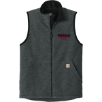 Pate Pandas <span class="pdp-name-mascot">Pate Elementary School Pandas</span> Carhartt Men's Textured Fleece Vest Front Thumbnail