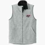 North Central Jets Carhartt Men's Textured Fleece Vest Front Thumbnail