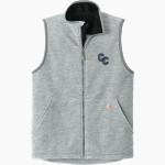 Columbia Cougars <span class="pdp-name-mascot">Columbia Cougars</span> Carhartt Men's Textured Fleece Vest Front Thumbnail