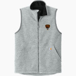 CHRIST LUTHERAN Cougars <span class="pdp-name-mascot">CHRIST LUTHERAN DAY SCHOOL Cougars</span> Carhartt Men's Textured Fleece Vest Front Thumbnail