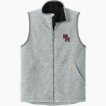Big Rapids Cardinals <span class="pdp-name-mascot">Big Rapids Cardinals</span> Carhartt Men's Textured Fleece Vest Front Thumbnail