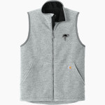 Canyon View Falcons Carhartt Men's Textured Fleece Vest Front Thumbnail