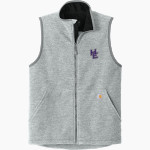 HYDRO-EAKLY HIGH SCHOOL BOBCATS Carhartt Men's Textured Fleece Vest Front Thumbnail