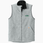St. Patrick's Academy Wolfhounds <span class="pdp-name-mascot">Great Falls Central Catholic H S Mustangs</span> Carhartt Men's Textured Fleece Vest Front Thumbnail