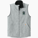 Gunston Herons Carhartt Men's Textured Fleece Vest Front Thumbnail