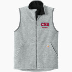 COLLEGE OF ST BENEDICT Bennies <span class="pdp-name-mascot">COLLEGE OF ST BENEDICT</span> Carhartt Men's Textured Fleece Vest Front Thumbnail
