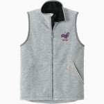 GEORGE WASHINGTON HIGH SCHOOL PATRIOTS <span class="pdp-name-mascot">GEORGE WASHINGTON PATRIOTS</span> Carhartt Men's Textured Fleece Vest Front Thumbnail