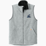 Lawrence University Vikings Online Store <span class="pdp-name-mascot">Lawrence</span> Carhartt Men's Textured Fleece Vest Front Thumbnail