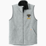 CRANDALL HIGH SCHOOL PIRATES <span class="pdp-name-mascot">CRANDALL PIRATES</span> Carhartt Men's Textured Fleece Vest Front Thumbnail