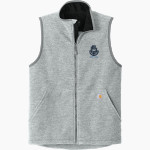 Community Of Peace Tigers Carhartt Men's Textured Fleece Vest Front Thumbnail