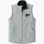 PERRY HIGH SCHOOL PANTHERS <span class="pdp-name-mascot">PERRY PANTHERS</span> Carhartt Men's Textured Fleece Vest Front Thumbnail