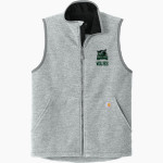 Woods Charter Wolves Carhartt Men's Textured Fleece Vest Front Thumbnail