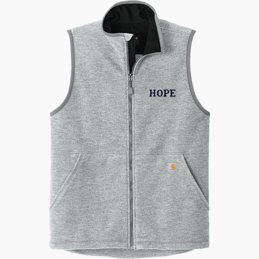 Hope College Online Athletics Store Carhartt Men's Textured Fleece Vest