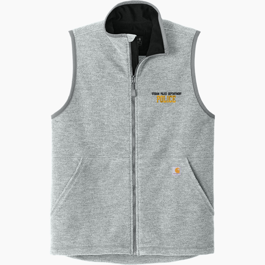 Potsdam Police Deptartment Police <span class="pdp-name-mascot">Potsdam Police Deptartment Police</span> Carhartt Men's Textured Fleece Vest