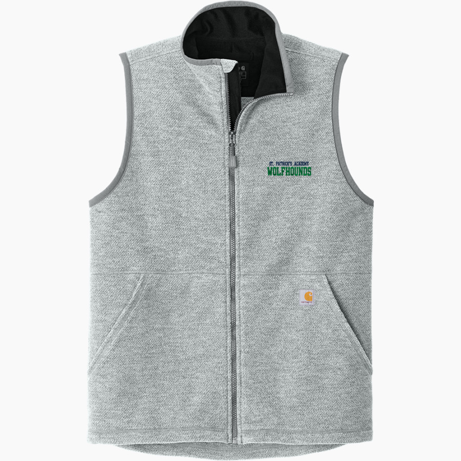 St. Patrick's Academy Wolfhounds <span class="pdp-name-mascot">Great Falls Central Catholic H S Mustangs</span> Carhartt Men's Textured Fleece Vest