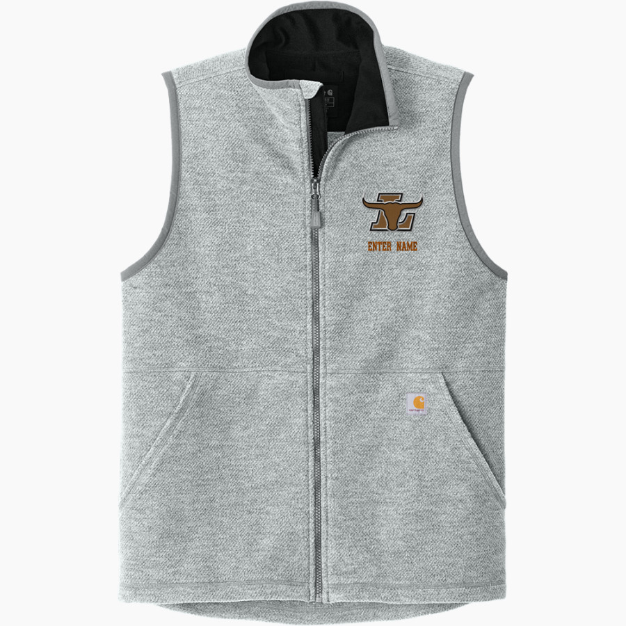 Sycamore Longhorns <span class="pdp-name-mascot">Sycamore Elementary School Longhorns</span> Carhartt Men's Textured Fleece Vest