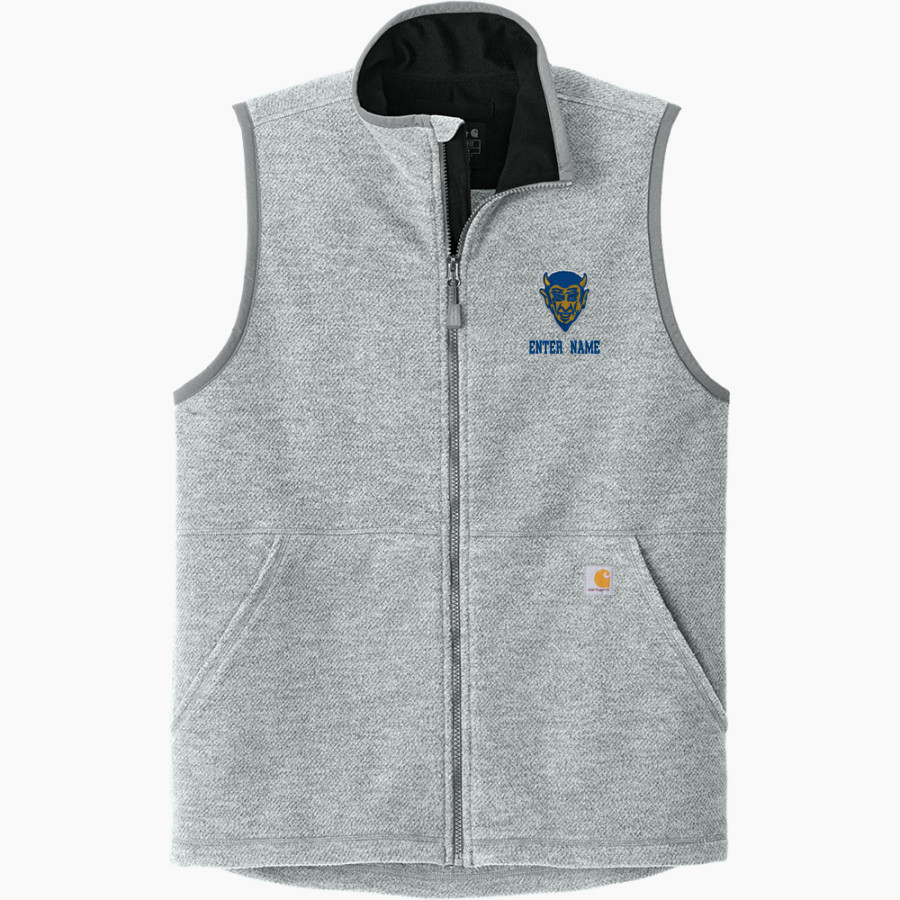 BELLWOOD-ANTIS HIGH SCHOOL BLUE DEVILS <span class="pdp-name-mascot">BELLWOOD - ANTIS BLUE DEVILS</span> Carhartt Men's Textured Fleece Vest