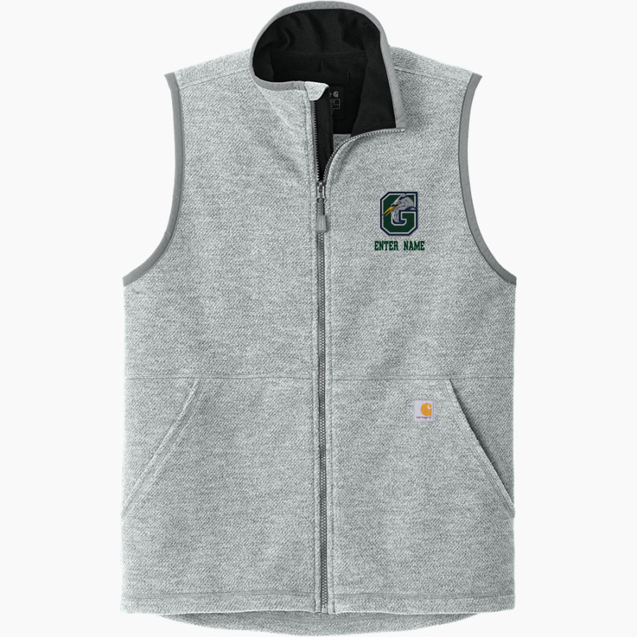 Gunston Herons Carhartt Men's Textured Fleece Vest