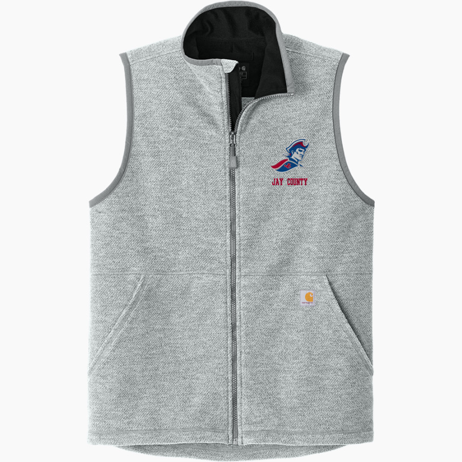 JAY COUNTY HIGH SCHOOL PATRIOTS Carhartt Men's Textured Fleece Vest