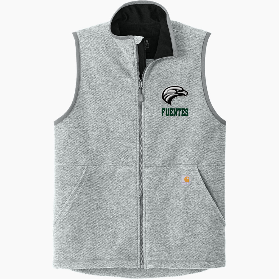 Fuentes Eagles Carhartt Men's Textured Fleece Vest