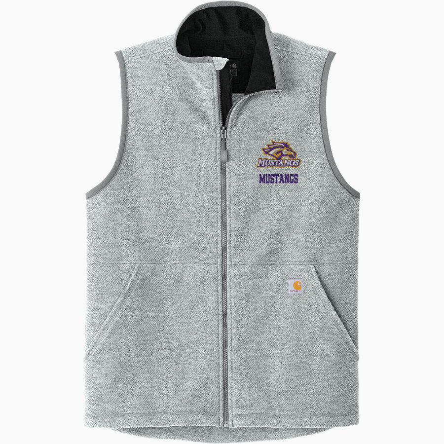 Rolling Meadows Mustangs Carhartt Men's Textured Fleece Vest