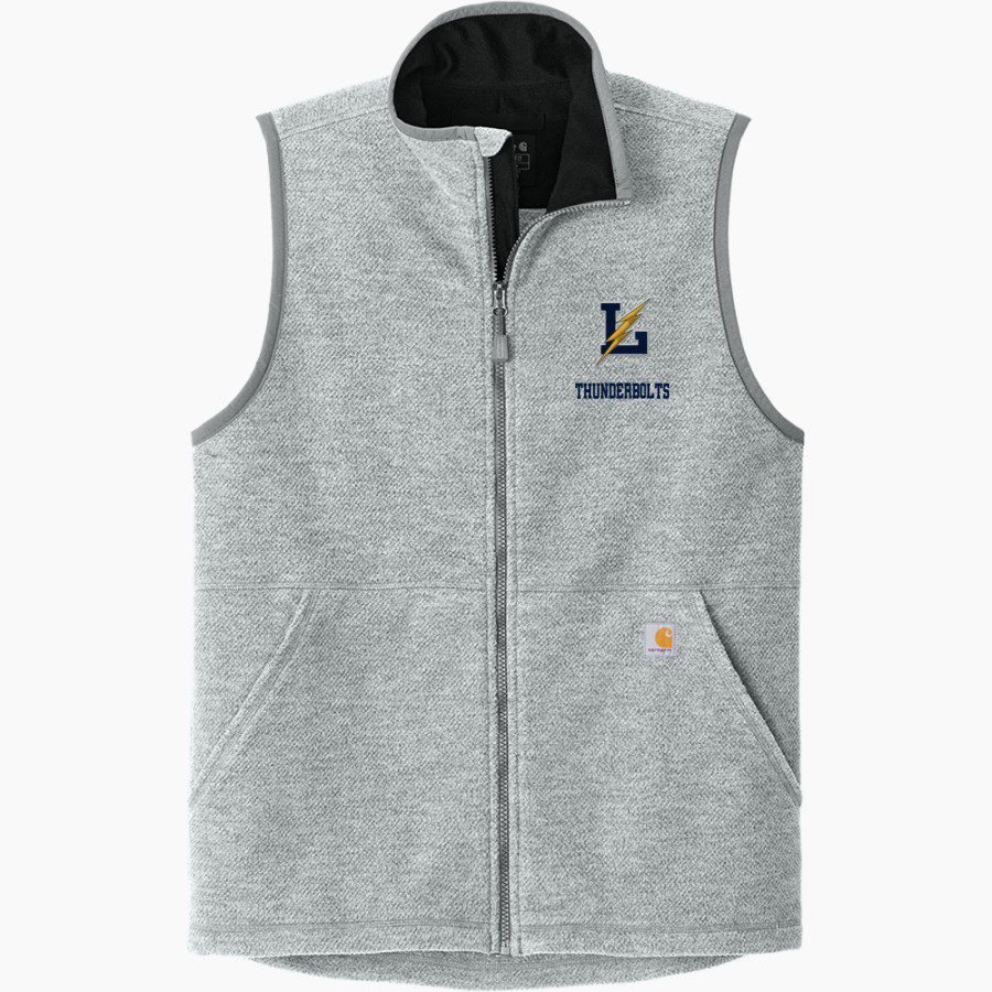 LITTLESTOWN HIGH SCHOOL THUNDERBOLTS Carhartt Men's Textured Fleece Vest
