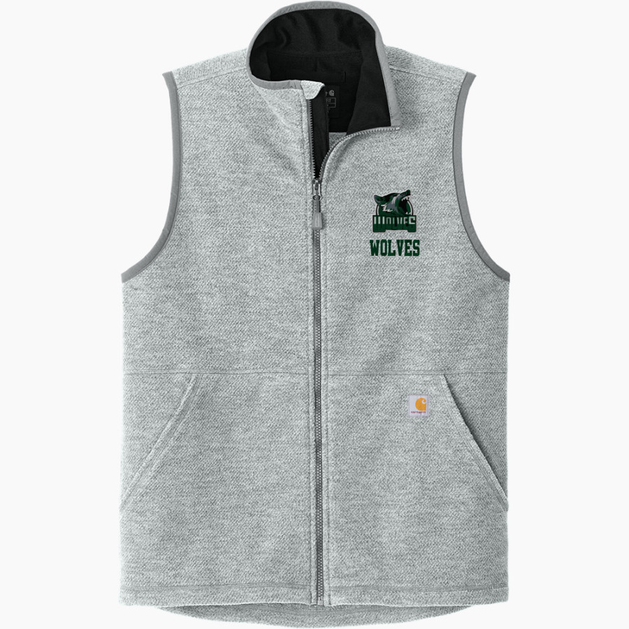 Woods Charter Wolves Carhartt Men's Textured Fleece Vest
