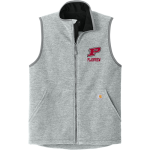PLAINVIEW HIGH SCHOOL INDIANS <span class="pdp-name-mascot">PLAINVIEW I-27 INDIANS</span> Carhartt Men's Textured Fleece Vest Front Thumbnail