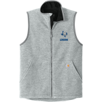 DIME BOX HIGH SCHOOL LONGHORNS <span class="pdp-name-mascot">DIME BOX LONGHORNS</span> Carhartt Men's Textured Fleece Vest Front Thumbnail