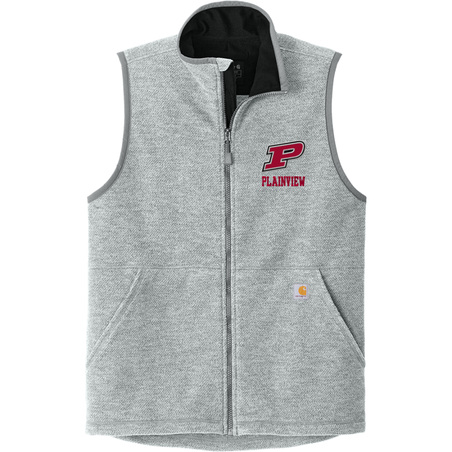 PLAINVIEW HIGH SCHOOL INDIANS <span class="pdp-name-mascot">PLAINVIEW I-27 INDIANS</span> Carhartt Men's Textured Fleece Vest