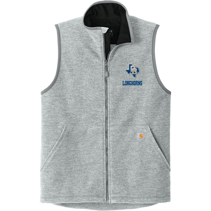 DIME BOX HIGH SCHOOL LONGHORNS <span class="pdp-name-mascot">DIME BOX LONGHORNS</span> Carhartt Men's Textured Fleece Vest