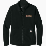 OLMCA Wildcats Carhartt Women's Textured Full-Zip Fleece Jacket Front Thumbnail