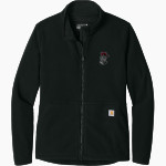 Providence Country Day The Official Online Store <span class="pdp-name-mascot">Providence Country Day Knights</span> Carhartt Women's Textured Full-Zip Fleece Jacket Front Thumbnail