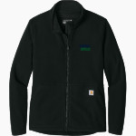 Gunderson Grizzlies <span class="pdp-name-mascot">Gunderson Grizzlies</span> Carhartt Women's Textured Full-Zip Fleece Jacket Front Thumbnail