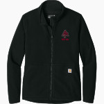 AMERICAN FALLS HIGH SCHOOL BEAVERS <span class="pdp-name-mascot">AMERICAN FALLS BEAVERS</span> Carhartt Women's Textured Full-Zip Fleece Jacket Front Thumbnail