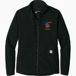 NOTTINGHAM HIGH SCHOOL BULLDOGS Carhartt Women's Textured Full-Zip Fleece Jacket Front Thumbnail