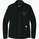 WESTERVILLE CENTRAL WARHAWKS <span class="pdp-name-mascot">WESTERVILLE WARHAWKS</span> Carhartt Women's Textured Full-Zip Fleece Jacket Front Thumbnail