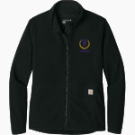 Westminster Defenders <span class="pdp-name-mascot">Westminster Defenders</span> Carhartt Women's Textured Full-Zip Fleece Jacket Front Thumbnail