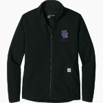 HYDRO-EAKLY HIGH SCHOOL BOBCATS Carhartt Women's Textured Full-Zip Fleece Jacket Front Thumbnail